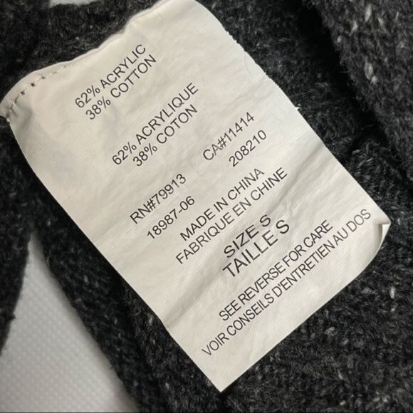 A Pea in the Pod Maternity Cowlneck Sweater Gray Size S - Picture 7 of 14